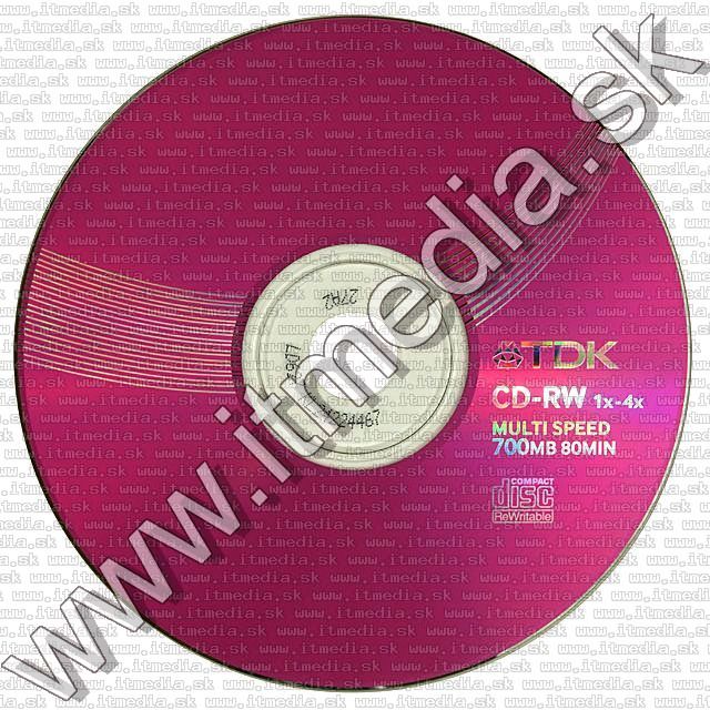 Image of TDK REWRITABLE CD-RW -----4X----- NormalJC (IT4994)